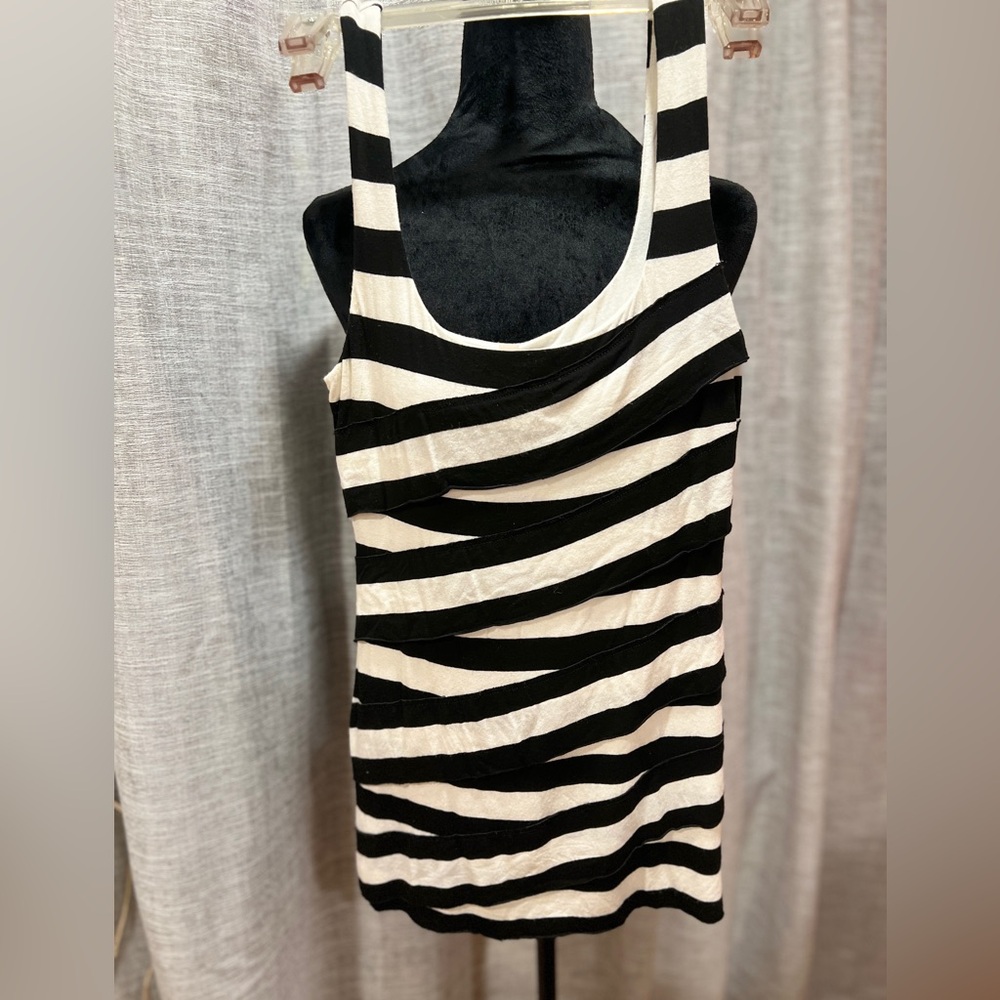 Bailey 44 Monochrome Striped Top